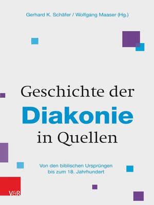 cover image of Geschichte der Diakonie in Quellen
